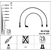 NGK 0675 RC-FT428 Z&uuml;ndkabelsatz Z&uuml;ndleitungssatz