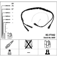NGK 0689 RC-FT442 Z&uuml;ndkabelsatz Z&uuml;ndleitungssatz