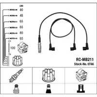 NGK 0746 RC-MB211 Z&uuml;ndkabelsatz Z&uuml;ndleitungssatz