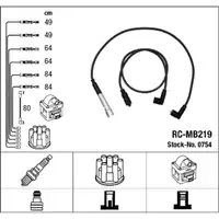 NGK 0754 RC-MB219 Z&uuml;ndkabelsatz Z&uuml;ndleitungssatz