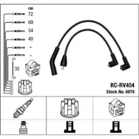 NGK 0879 RC-RV404 Z&uuml;ndkabelsatz Z&uuml;ndleitungssatz