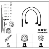 NGK 0355 RC-ES1201 Z&uuml;ndkabelsatz Z&uuml;ndleitungssatz