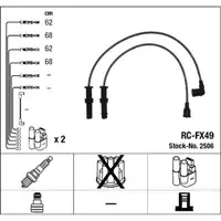 NGK 2506 RC-FX49 Z&uuml;ndkabelsatz Z&uuml;ndleitungssatz