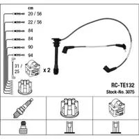 NGK 3075 RC-TE132 Z&uuml;ndkabelsatz f&uuml;r LEXUS LS _F1_ 400 245 PS 12.1989-12.1995 90919-22262