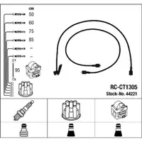 NGK 44221 RC-CT1305 Ignition Cable Set for CITROEN CX 1 MA 2000, 2200, 2400 GTi (102&ndash;131 hp)
