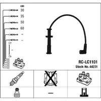 NGK 44231 RC-LC1101 Ignition Cable Set for FIAT Croma 154, LANCIA Thema 834, 2000 16V/Turbo