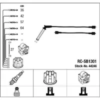 NGK 44246 RC-SB1301 Z&uuml;ndkabelsatz f&uuml;r SAAB 9000 2.3 -16 CS 9-3 YS3D 2.0 Turbo