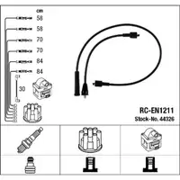 NGK 44326 RC-EN1211 Ignition Cable Set for NISSAN Laurerl JC31 2.4 113/120 hp 01/1981&ndash;12/1985