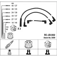 NGK 5409 RC-JG1202 Z&uuml;ndkabelsatz f&uuml;r JAGUAR XJ 12 5.3 287 PS 05.1975-02.1993