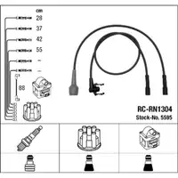 NGK 5595 RC-RN1304 Ignition Cable Set for RENAULT Laguna 1 1.8 2.0 90-114 hp 7700106221