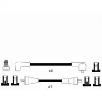 NGK 6981 RC-RN1201 Ignition Cable Set for RENAULT 16 115_ 1.6 TS 83 09/1968&ndash;08/1980 7700529568