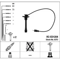 NGK 6373 RC-ED1204 Ignition Cable Set for DAIHATSU Terios (J1_) 1.3 4WD 83 hp 10/1997&ndash;10/2000
