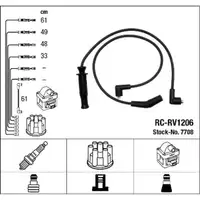 NGK 7708 RC-RV1206 Z&uuml;ndkabelsatz Z&uuml;ndleitungssatz