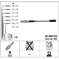 NGK 7800 RC-MB1103 Z&uuml;ndkabelsatz Z&uuml;ndleitungssatz