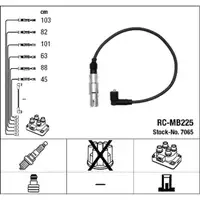 NGK 7065 RC-MB225 Ignition Cable Set for Mercedes-Benz V-Class W638 V280 M104 174 hp