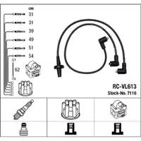 NGK 7116 RC-VL613 Z&uuml;ndkabelsatz Z&uuml;ndleitungssatz