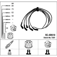 NGK 7201 RC-AR610 Z&uuml;ndkabelsatz Z&uuml;ndleitungssatz