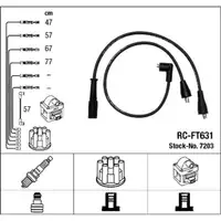 NGK 7203 RC-FT631 Ignition Cable Set