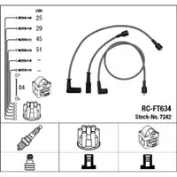 NGK 7242 RC-FT634 Z&uuml;ndkabelsatz Z&uuml;ndleitungssatz