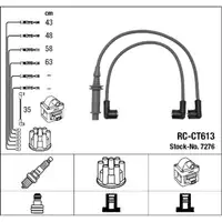NGK 7276 RC-CT613 Z&uuml;ndkabelsatz Z&uuml;ndleitungssatz