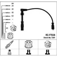 NGK 7291 RC-FT638 Z&uuml;ndkabelsatz Z&uuml;ndleitungssatz