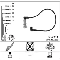 NGK 7307 RC-AR914 Ignition Cable Set