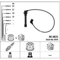 NGK 8474 RC-HE73 Z&uuml;ndkabelsatz Z&uuml;ndleitungssatz