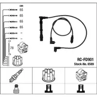 NGK 8589 RC-FD901 Z&uuml;ndkabelsatz Z&uuml;ndleitungssatz