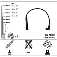 NGK 8617 RC-AR906 Z&uuml;ndkabelsatz Z&uuml;ndleitungssatz