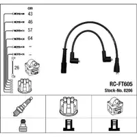 NGK 8206 RC-FT605 Ignition Cable Set
