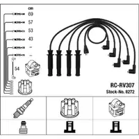 NGK 8272 RC-RV307 Z&uuml;ndkabelsatz Z&uuml;ndleitungssatz