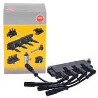 NGK 49086 U6055 Z&uuml;ndmodul + Z&uuml;ndkabelsatz f&uuml;r FIAT 500 Panda 312 319 Doblo Punto 1.2 1.4