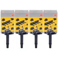 4x NGK 48082 U5022 Z&uuml;ndspule f&uuml;r VW Golf 4 Sharan A3 8L Alhambra Leon 1M Octaiva 1 1.8 T