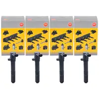 4x NGK 48061 U5018 Z&uuml;ndspuleFIAT 500 500L Doblo Ducato Panda 169 Punto 188 Stilo Tipo 1.4