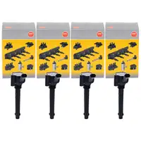 4x NGK 48286 U5096 Z&uuml;ndspule f&uuml;r FIAT 500L 500X Bravo 2 Doblo Grande Punto 199 Tipo 1.4