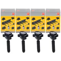 4x NGK 48089 U5025 Z&uuml;ndspule f&uuml;r MERCEDES W203 S203 CL203 C/A208 W210 R170 M111 0001502880