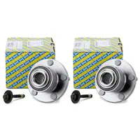 2x SNR Radnabe Radlager + ABS Sensor f&uuml;r FORD Focus/C-Max DM2 Focus 2 MK2 vorne 1471854