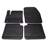 SCHÖNEK Gummimatten Gummifußmatten Fußmatten für OPEL Corsa-e PEUGEOT e-2008 e-208 4-tlg