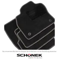 SCH&Ouml;NEK Veloursmatten Textilmatten Fu&szlig;matten f&uuml;r FORD Fiesta 5 MK5 JU_ 11.2004 4-tlg
