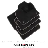SCH&Ouml;NEK Veloursmatten Textilmatten Fu&szlig;matten f&uuml;r FIAT Panda 312_ 319_ ab 01.2016 4-teilig
