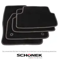 SCH&Ouml;NEK Veloursmatten Textilmatten Fu&szlig;matten f&uuml;r SKODA Octavia/Combi 4 NX 4-teilig