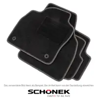 SCHÖNEK Veloursmatten Textilmatten Automatten für FIAT 500X 334_ 4-teilig