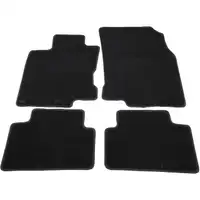 SCHÖNEK Veloursmatten Textilmatten Fußmatten für NISSAN Qashqai 2 J11 5-Sitzer 4-tlg