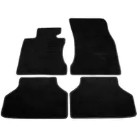 SCH&Ouml;NEK Veloursmatten Textilmatten Fu&szlig;matten f&uuml;r BMW 5er E60 + E61 Touring 4-teilig