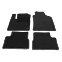 SCHÖNEK Veloursmatten Textilmatten Fußmatten für FIAT 500e 322 ab BJ. 10.2020 4-teilig
