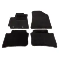 SCH&Ouml;NEK Veloursmatten Textilmatten Fu&szlig;matten f&uuml;r HYUNDAI i10 AC3 ab 2019 4-tlg