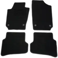 SCH&Ouml;NEK Veloursmatten Textilmatten Fu&szlig;matten f&uuml;r SEAT IBIZA 4 6J 6P 5-T&uuml;rer 4-teilig