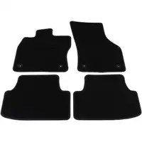 SCHÖNEK Veloursmatten Fußmatten für VW Golf 7AUDI 8V SKODA Octavia Combi 4 4-tlg