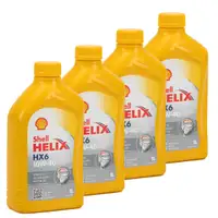 4L 4 Liter SHELL Motor&ouml;l &Ouml;l HELIX HX6 10W-40 10W40 MB 229.3 VW 501.01/505.00