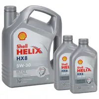 7L 7 Liter SHELL HELIX HX8 5W30 ECT C3 Motor&ouml;l &Ouml;l f&uuml;r BMW LL-04 MB 229.31/51 VW 504/507.00